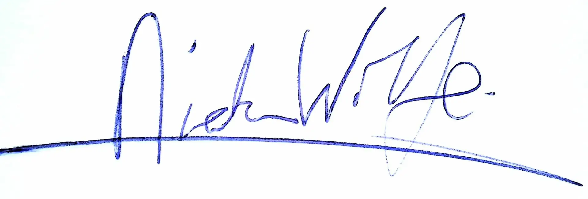 Nick Wolfe signature