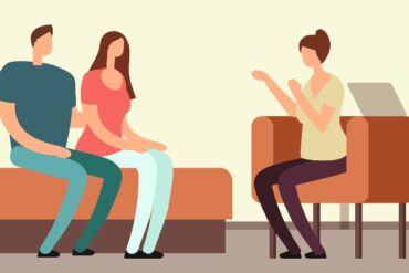Illustration of Couple in Counselling